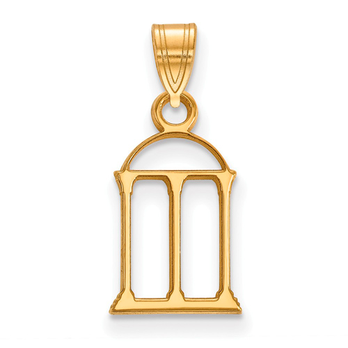 14kt Yellow Gold 1/2in University of Georgia Arch Pendant