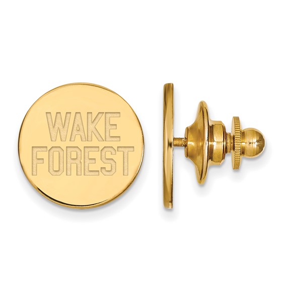 Wake Forest University Lapel Pin 14k Yellow Gold 