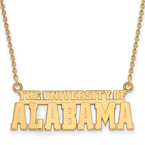 14kt Yellow Gold The University of Alabama Pendant
