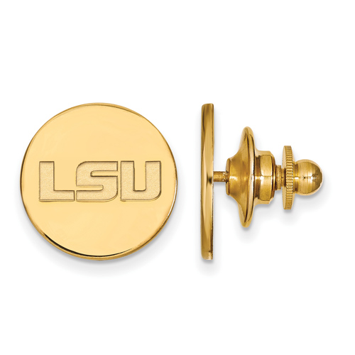 14kt Yellow Gold Louisiana State University Logo Lapel Pin