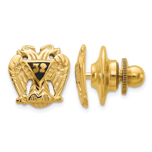 14k Yellow Gold Scottish Rite Lapel Pin