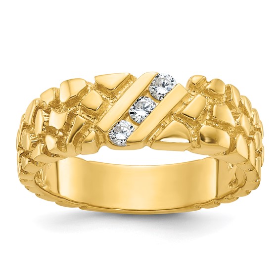 10k Gold Mens Diamond Ring At Best Online Deals – J F M
