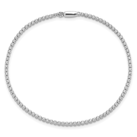 14k White Gold Classic 1 ct Lab Grown Diamond Tennis Bracelet G Color VS1 Clarity