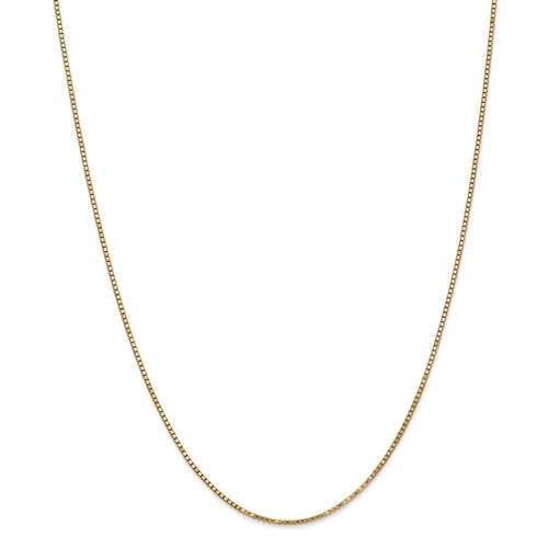 14k Yellow Gold 16in Box Chain 1.3mm