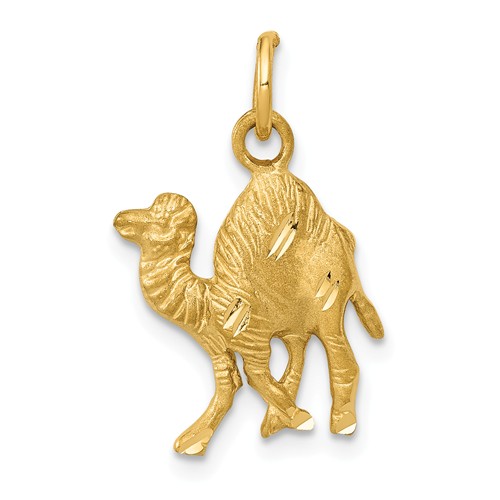 14k Yellow Gold Small Camel Pendant