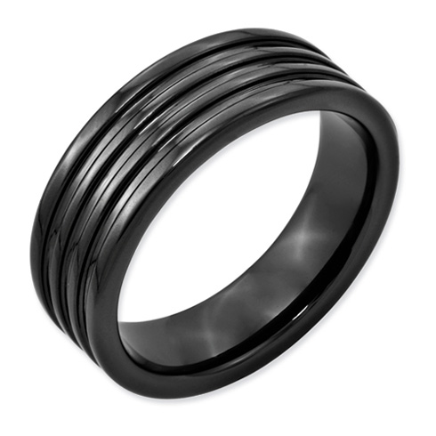7mm Ceramic Ring with Grooves