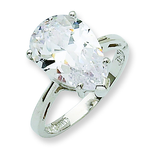 Jacqueline Kennedy Pear-Shaped Anniversary Ring