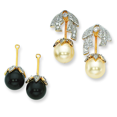 Jacqueline Kennedy Simulated Pearl Drop Earring Set