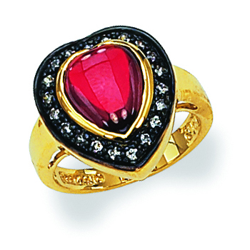 Jacqueline Kennedy Antique Heart Ring