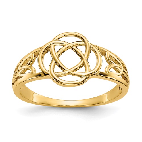 14kt Yellow Gold Celtic Knot Ring