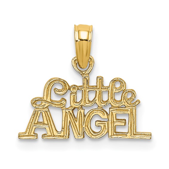 14kt Yellow Gold Little Angel Pendant D3985 Joy Jewelers