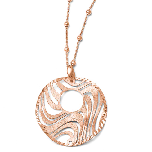 Sterling Silver Rose Gold-plated Necklace