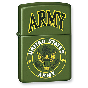 Army Green Zippo Lighter