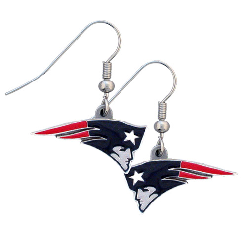 New England Patriots NFL Dangling Earrings