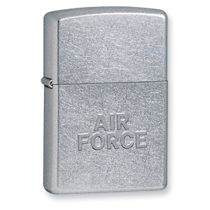 Air Force Silver-tone Zippo Lighter GP8249 | Joy Jewelers