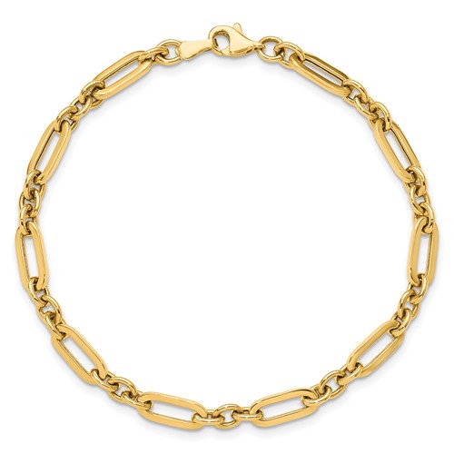 Rose Gold Long Orb 22k Gold Bracelet – Andaaz Jewelers