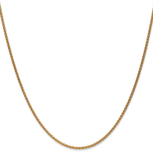 14kt Yellow Gold 24in Spiga Chain 1.65mm