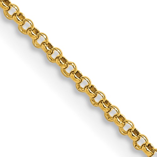14k Yellow Gold 18in Rolo Chain 1.5mm