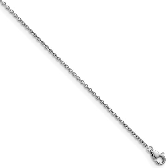 Platinum 18in Cable Chain 1.45mm