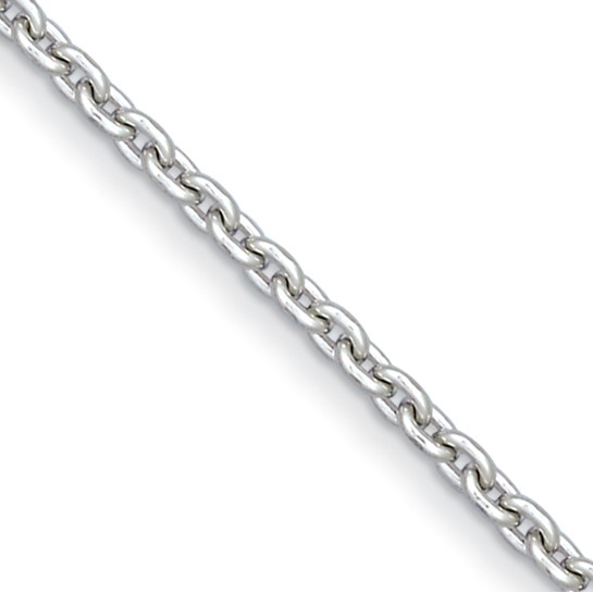 Herco Platinum 8in Rolo Link Bracelet 5.2mm