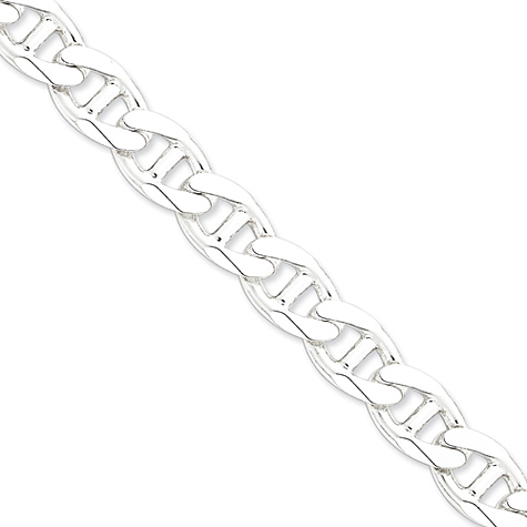 Sterling Silver 20in Anchor Chain 13.5mm