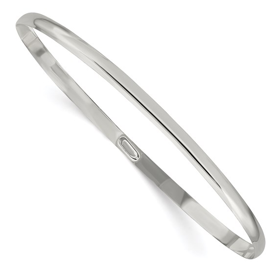Thin Slip-On Bangle Bracelet 7 1/2in Sterling Silver