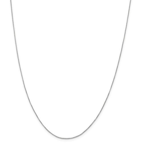 18in Baby Box Chain .6mm - Sterling Silver