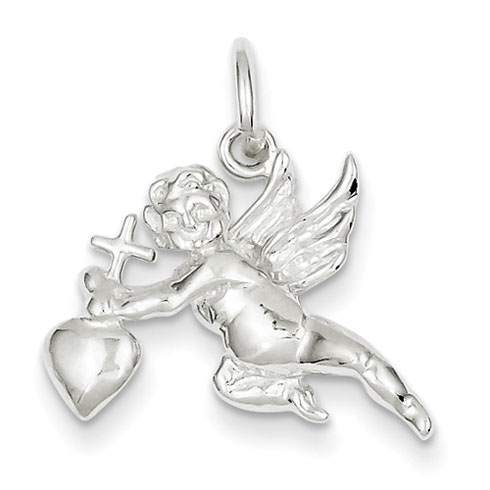 Cupid Charm 1/2in - Sterling Silver