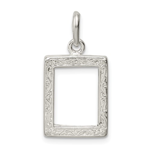 Sterling Silver Picture Frame Charm