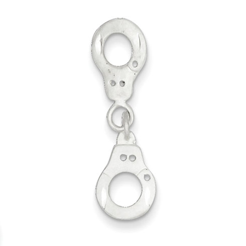 Sterling Silver Handcuff Charm