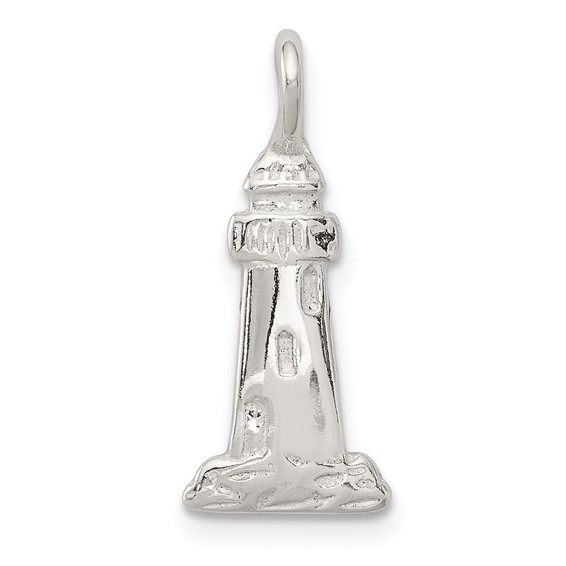 Sterling Silver 5/8in Lighthouse Charm