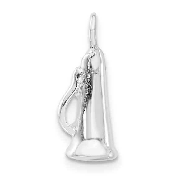 Sterling Silver Small Polished Megaphone Charm
