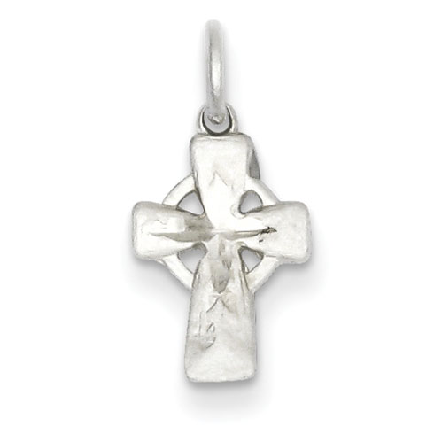 1/2in Celtic & Iona Cross Charm - Sterling Silver