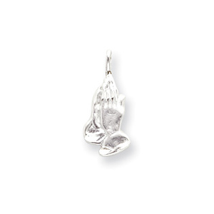 Sterling Silver Praying Hands Charm