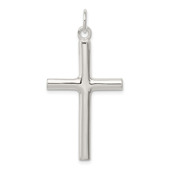 Sterling Silver Latin Cross Pendant 1 3/8in