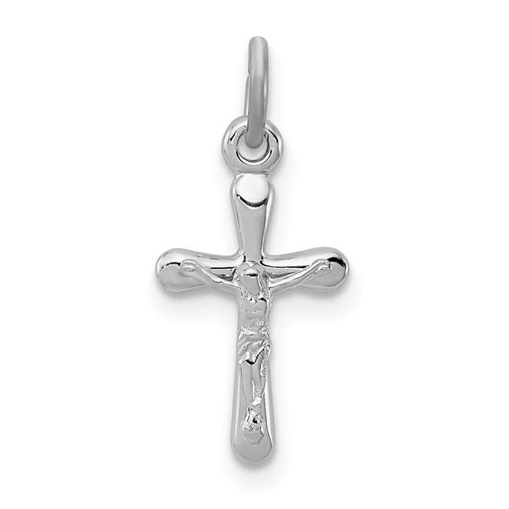 Sterling Silver 1/2in Crucifix Charm