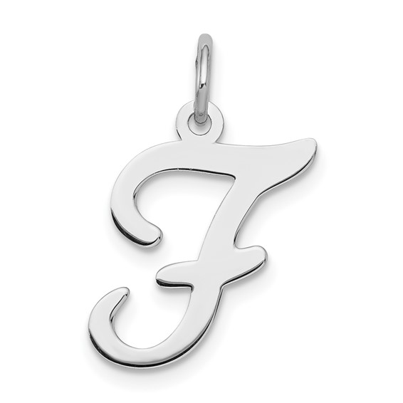Sterling Silver Stamped F Charn