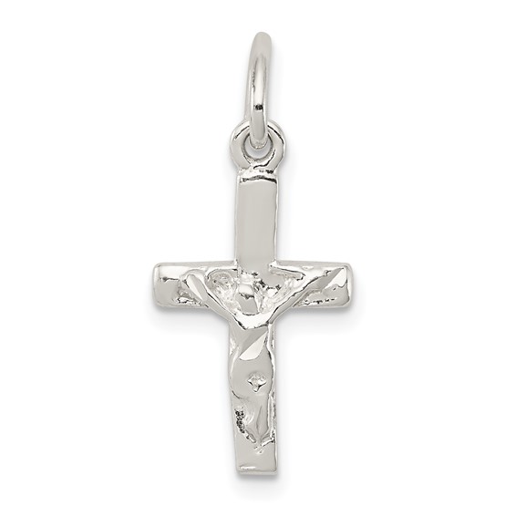 Sterling Silver 5/8in Crucifix Charm