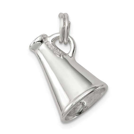Sterling Silver Megaphone Charm