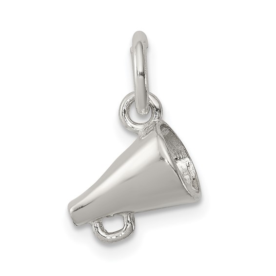 Sterling Silver Tiny Megaphone Charm