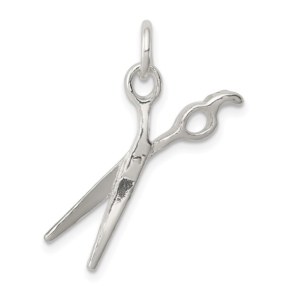 Scissors Charm 15/16in - Sterling Silver