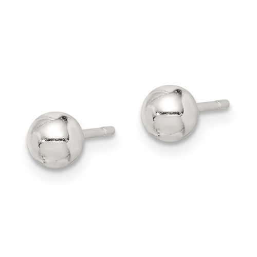 Sterling Silver 5mm Ball Earrings