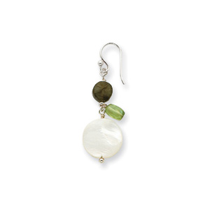 Multi Gemstone Earrings - Sterling Silver