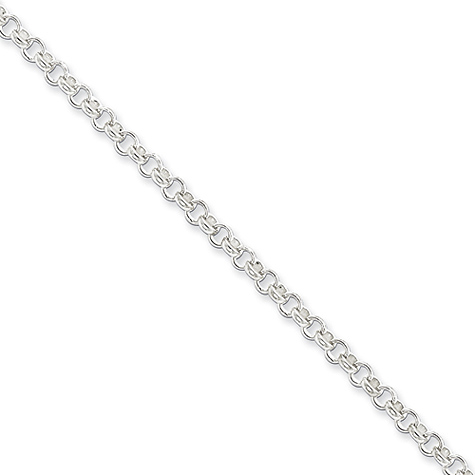Sterling Silver 16in Rolo Chain 3.25mm