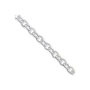 Sterling Silver 16in Rolo Chain 6.25mm