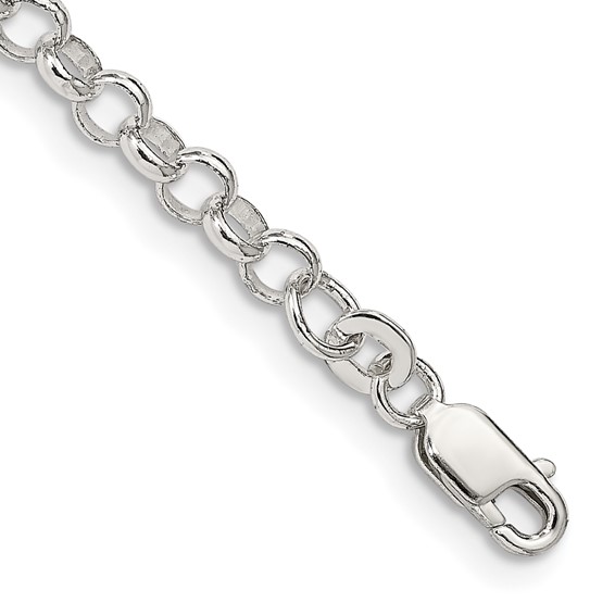 Sterling Silver 18in Rolo Chain 4mm