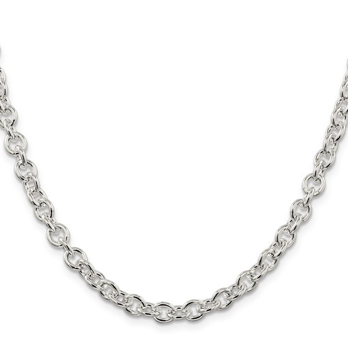 Sterling Silver 16in Rolo Chain 6.1mm