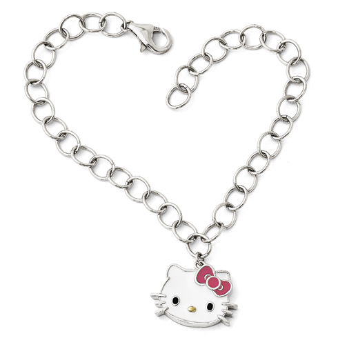 Sterling Silver Hello Kitty Bracelet