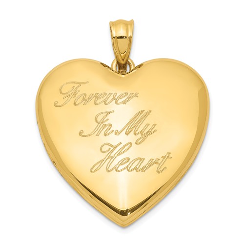 Gold-plated Sterling Silver Forever In My Heart Ash Holder 1in
