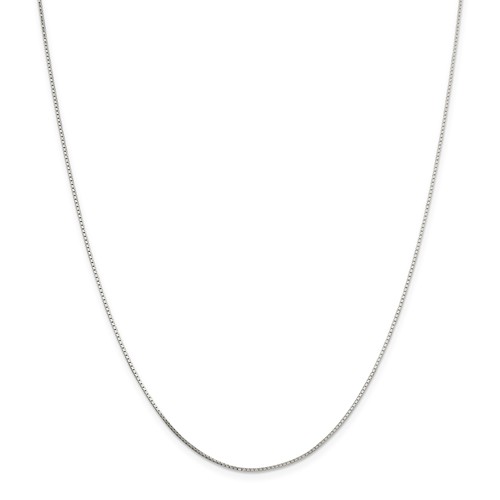 Sterling Silver 16in Mirror Box Chain .7mm